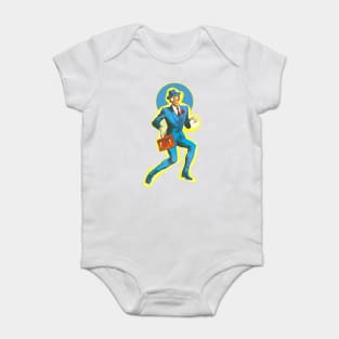 Old man with message for you Baby Bodysuit